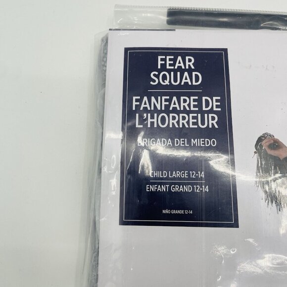 Zombie Fear Squad Goth Cheerleader Youth Girls Large 12/14 Halloween Costume 461 - Picture 3 of 6